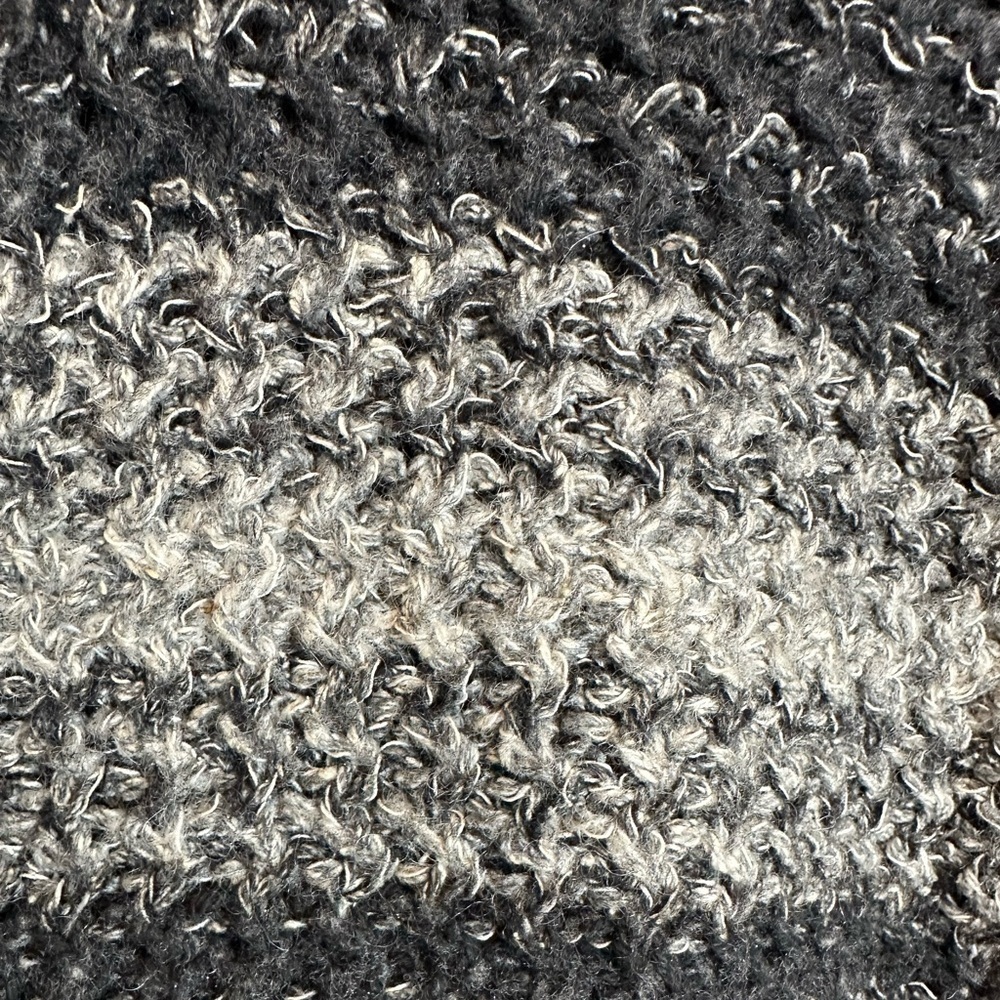 Claiborne Mens Wool Blend Sweater M Cable Knit Pullover Mock Neck 1/4 Zipper - Picture 6 of 9